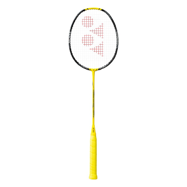 Yonex Badminton Racket Nanoflare 1000 Tour (handle-heavy, very stiff, tournament) yellow - strung -